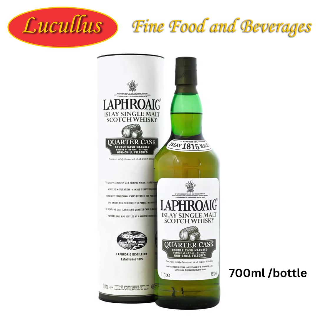 LAPHROAIG - QUARTER CASK TUBE ISLAY SINGLE MALT SCOTCH WHISKEY 700ML
