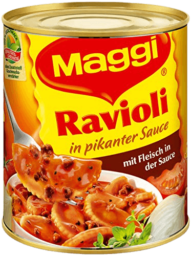 Maggi - Ravioli in Spicy Sauce - 800g can / Ravioli in pikanter Soße