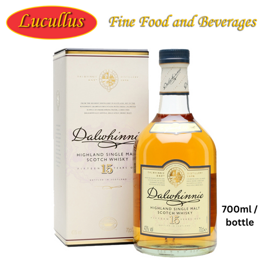 DALWHINNIE - SINGLE MALT SCOTCH WHISKEY 15 YEARS 700ML