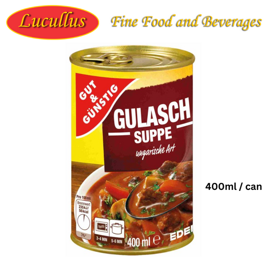 G+G - Goulash Soup - 400 ml can / Gulaschsuppe