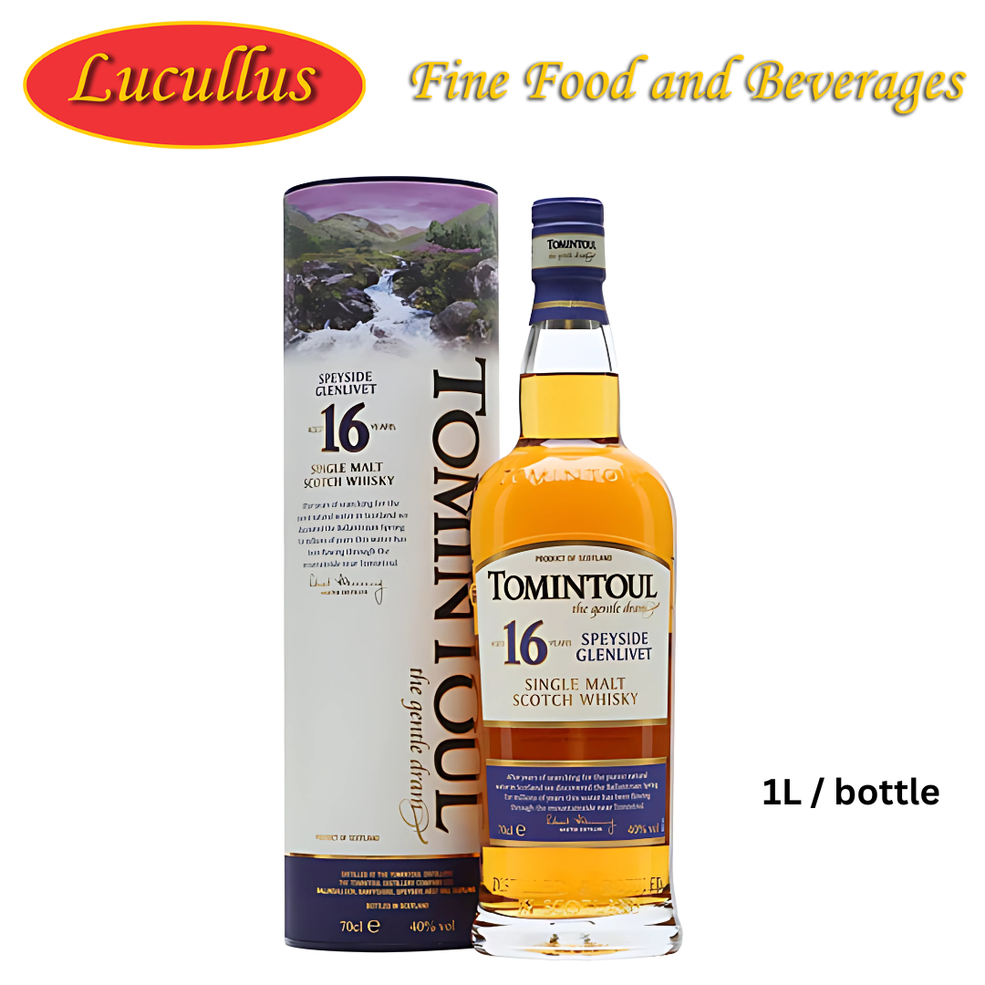 TOMINTOUL - SINGLE MALT SCOTCH WHISKY 16 YEARS 1L