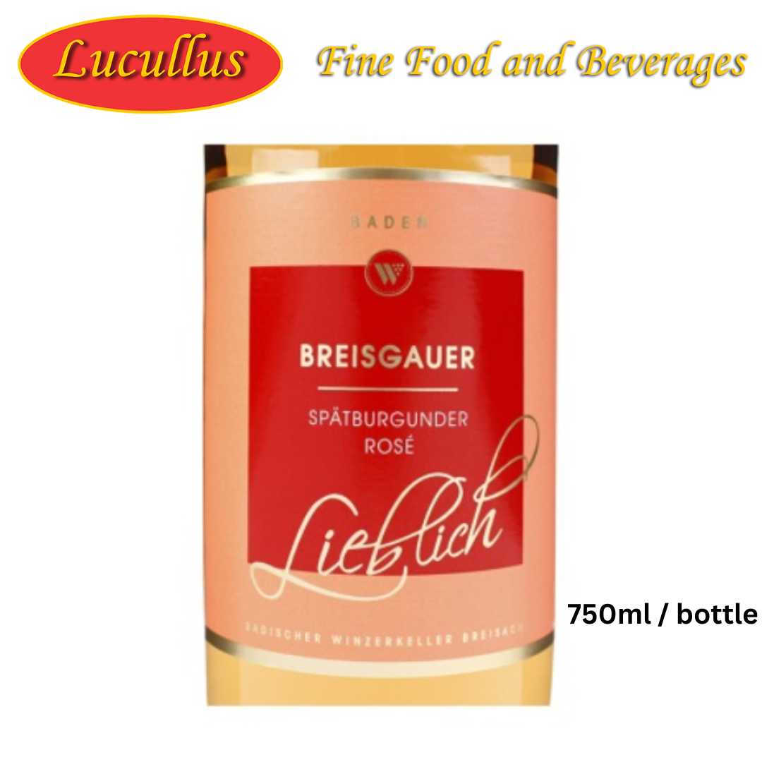 BREISGAUER - SPÄTBURGUNDER ROSÉ LIEBLICH / SWEET 750ML