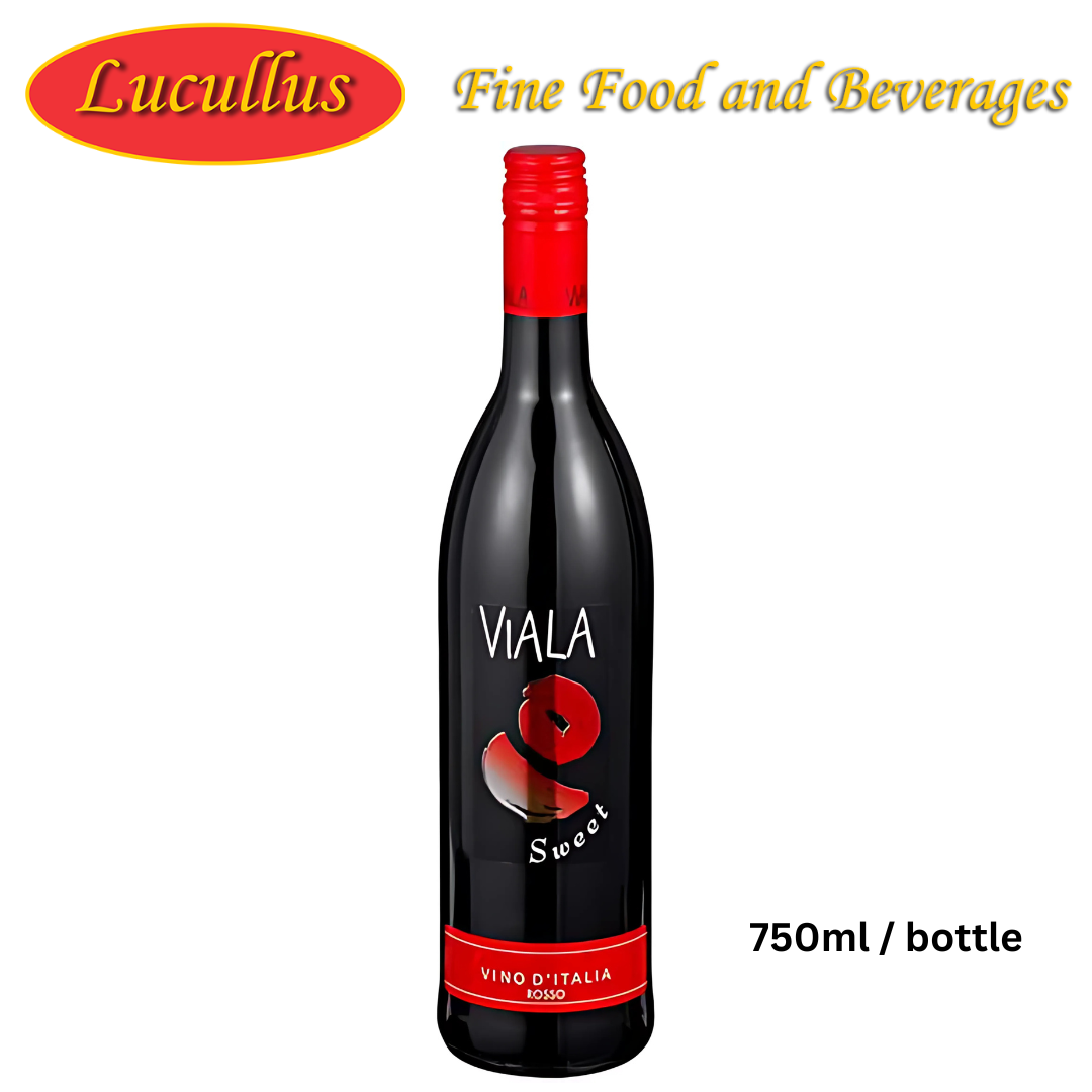 VIALA - VINO D' ITALIA SWEET ROSSO / ROTWEIN SÜß 750ML
