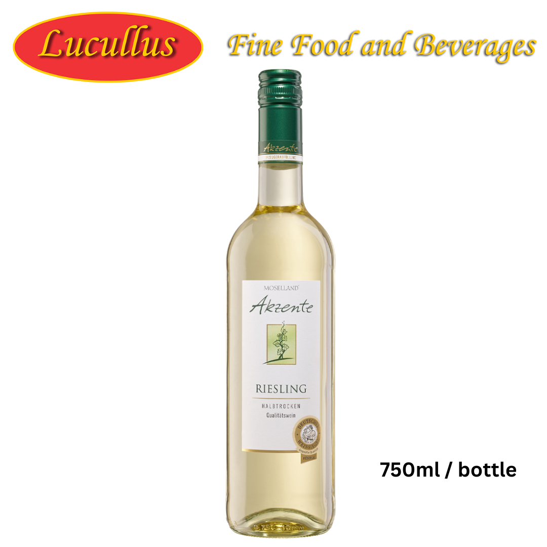 MOSELLAND - AKZENTE RIESLING HALBTROCKEN / SEMI DRY MOSEL 750ML