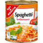 G+G - Spaghetti in Tomato Sauce - 800 g can / Spaghetti in Tomatensoße