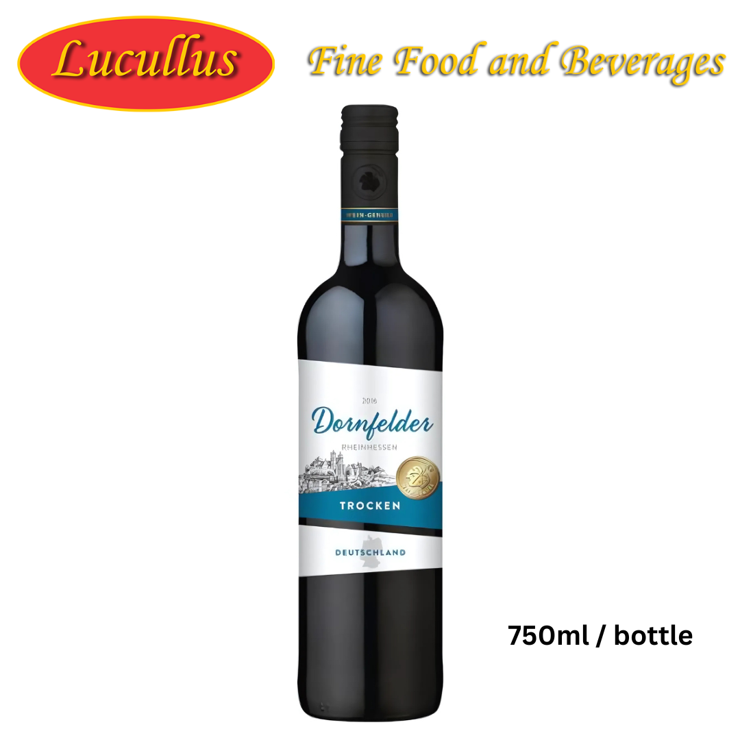 WEIN GENUSS - DORNFELDER TROCKEN DEUTSCHLAND / RED WINE DRY 750ML