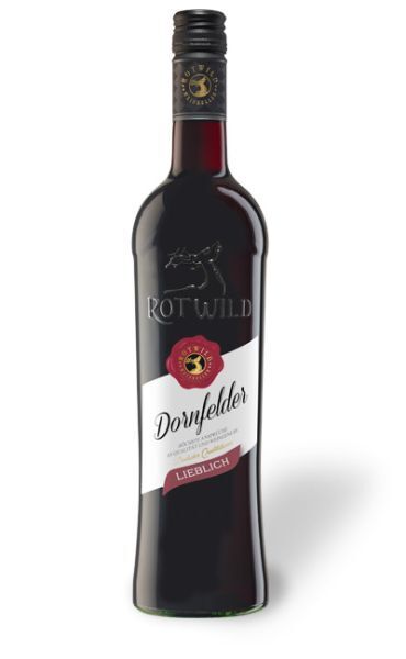 Rotwild Dornfelder Rotwein Lieblich QBA / German Red wine sweet 0.75L