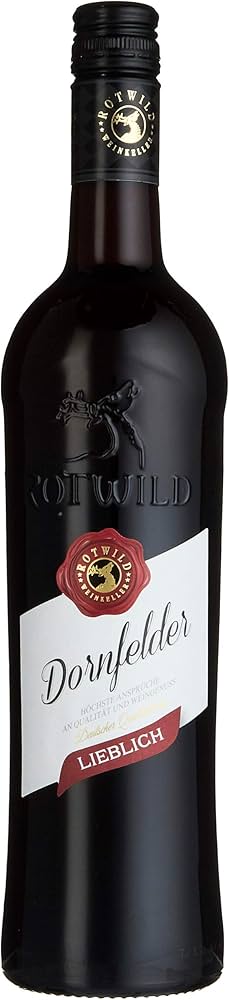 Rotwild Dornfelder Rotwein Lieblich QBA / German Red wine sweet 0.75L