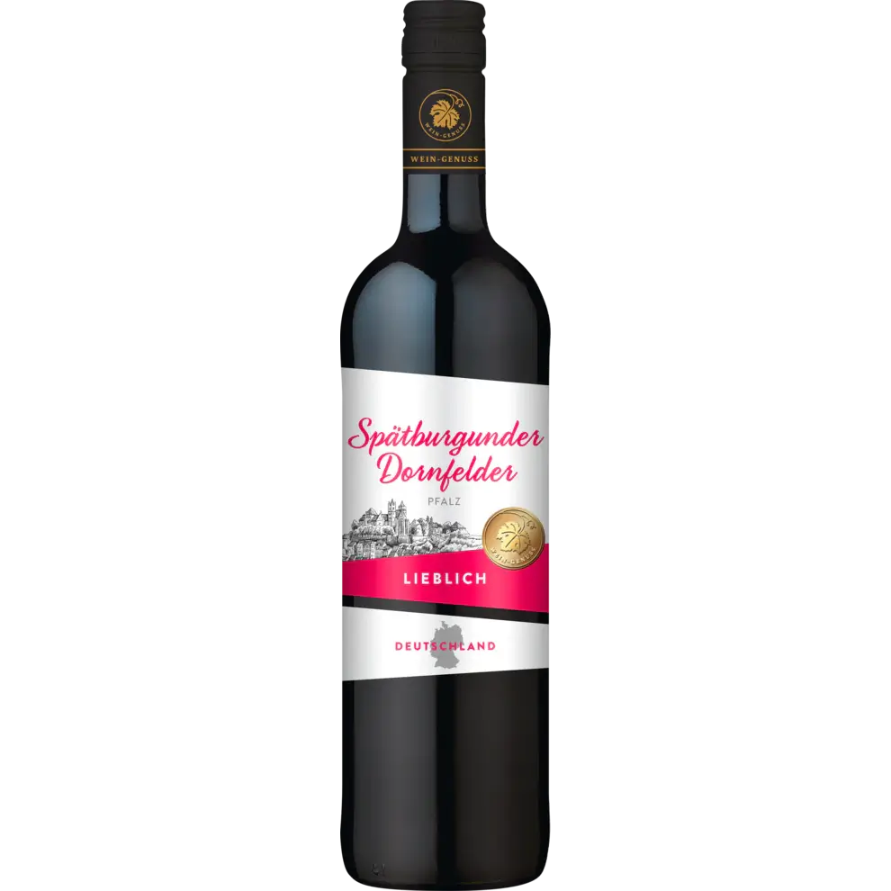 Wein-Genuss Spaetburg./Dornfelder lieblich RHH 0.75 Liter Btl/Flasche