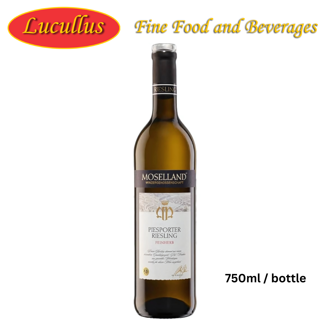 MOSELLAND - PIESPORTER RIESLING HALBTROCKEN / MEDIUM DRY 2017 750ML