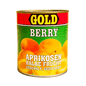 Gold Berry - Apricots Halves - 820 g can / Halbe Aprikosen