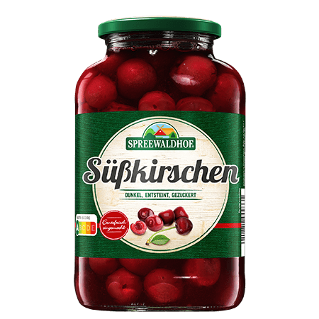 Spreewald - Sweet Cherries - 850 ml can / Susskirschen