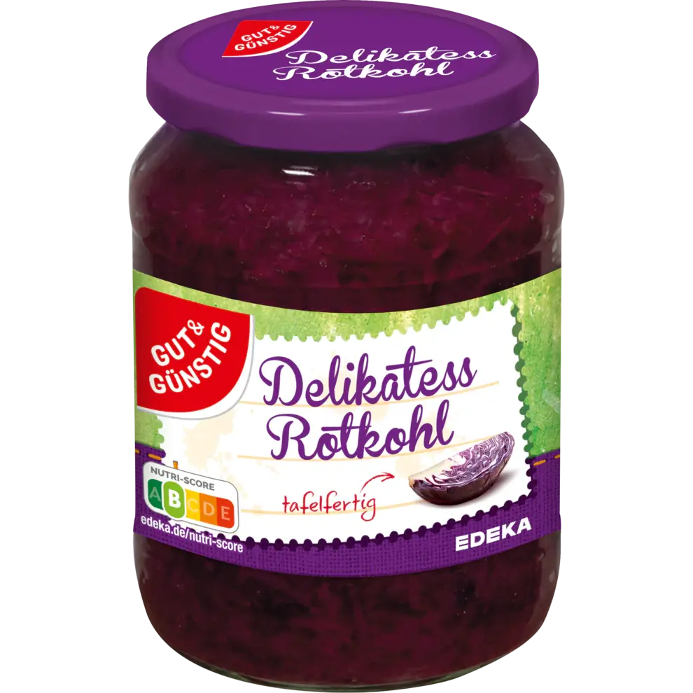 G+G - Cabbage Red - 680 g glass / Rotkohl