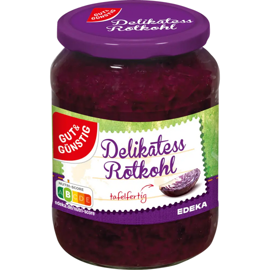 G+G - Cabbage Red - 720 g glass / Rotkohl