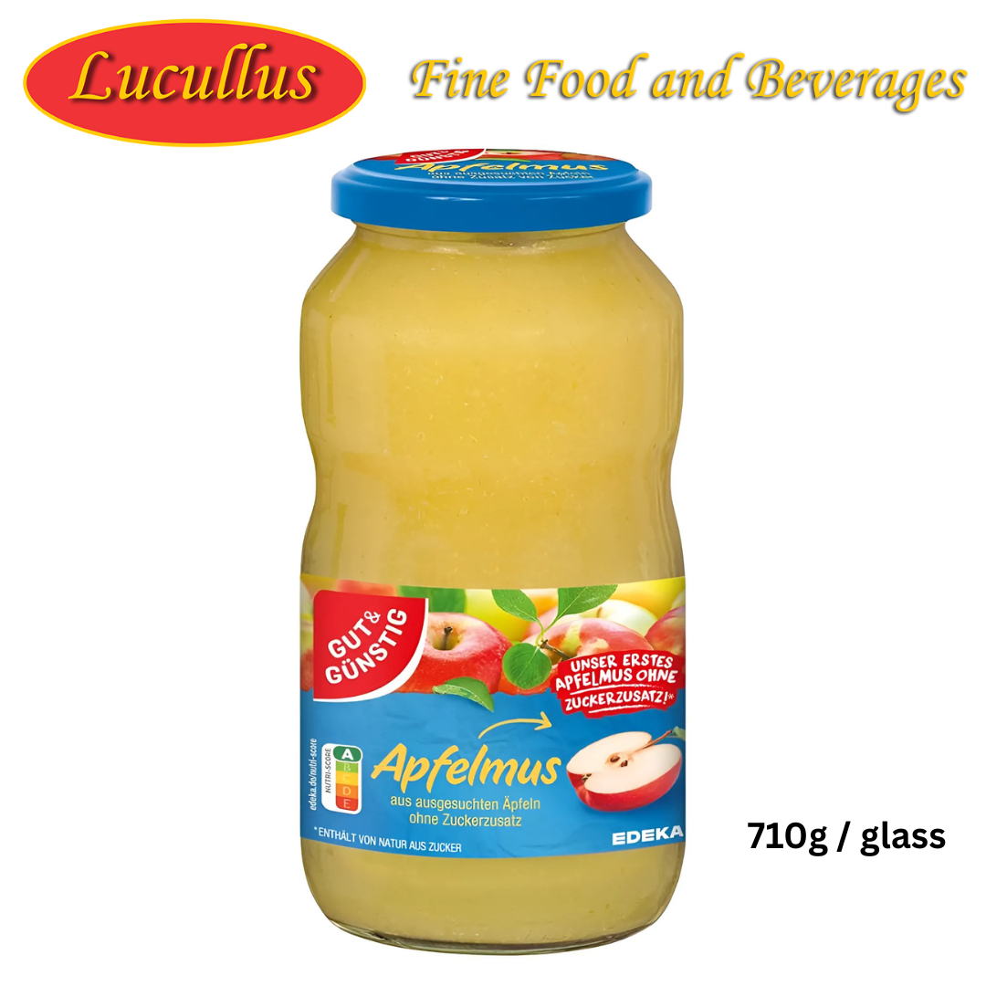 G+G - Apple Sauce - 710 g glass / Apfelmus