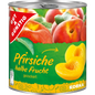 G+G - Peaches Half Fruit - 820 g can / Halbe Pfirsiche