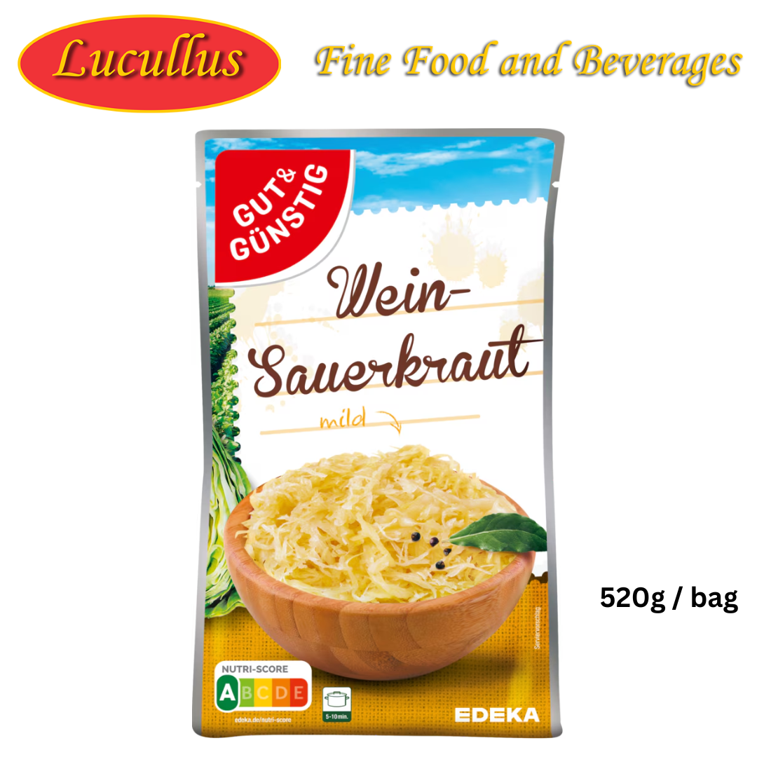 GUT & GÜNSTIG - WEIN SAUERKRAUT / CABBAGE SOUR 520G