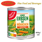 GUT &amp; GÜNSTIG - ERBSEN MIT MÖHRCHEN EXTRA FEIN / ERBSEN &amp; KAROTTEN EXTRA JUNG 800G