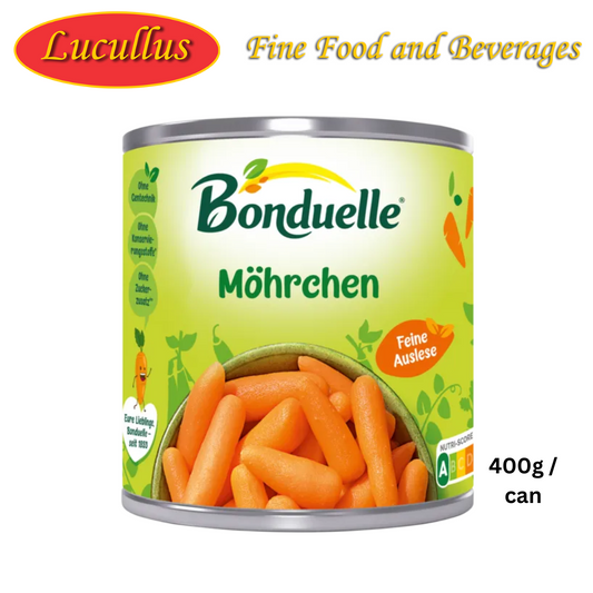 BONDUELLE - MÖHRCHEN SEHR FEIN / KAROTTEN EXTRA JUNG 400G