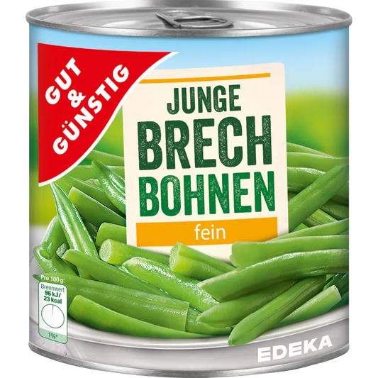 G+G - French Beans- 800 g can / Brechbohnen