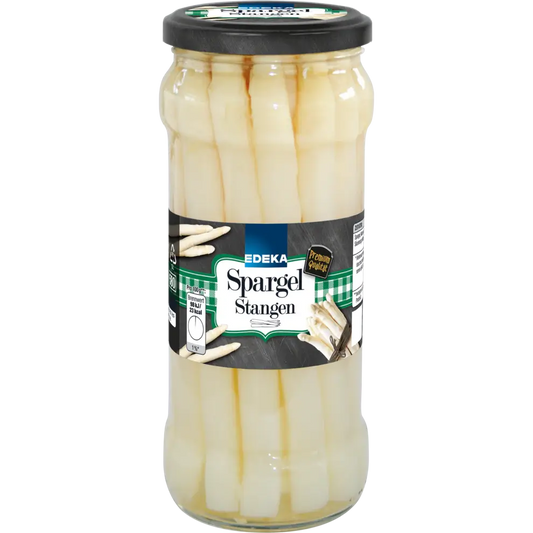 Edeka - Asparagus Spears 530 g glass / Spargelspitzen