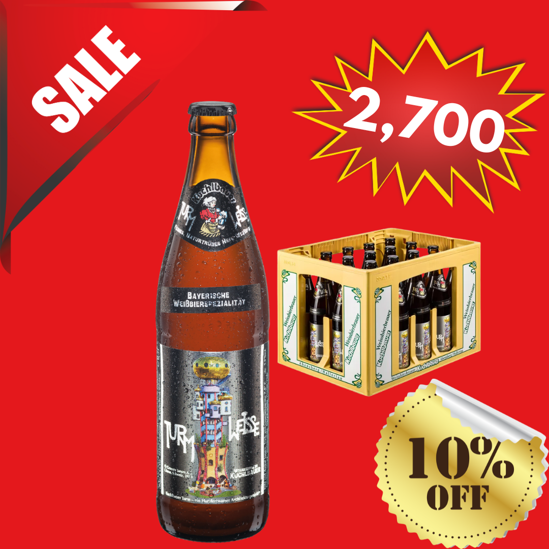 KUCHLBAUER - TURMWEISSE 20x500ML - 1 CASE (15.10.2025 EXPIRY)