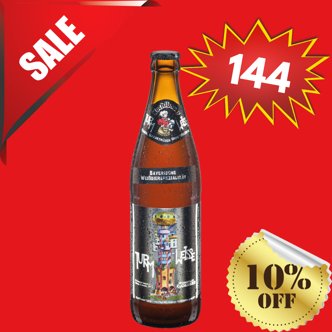 KUCHLBAUER - TURM WEISSE / TOWER WHEAT BEER 500ML BTL (15.10.2025 EXPIRY)