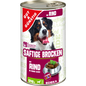 G+G - Dog: Juicy Chunks Beef in fine Sauce - 1240 g can / Saftige Brocken mit Rind in feiner Soße