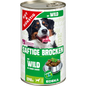 G+G - Dog: Juicy Chunks Game in fine Sauce - 1240 g can / Saftige Brocken mit Wild in feiner Soße