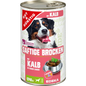 G+G - Dog: Juicy Chunks Veal in fine Sauce - 1240 g can / Saftige Brocken mit Kalb in feiner Soße