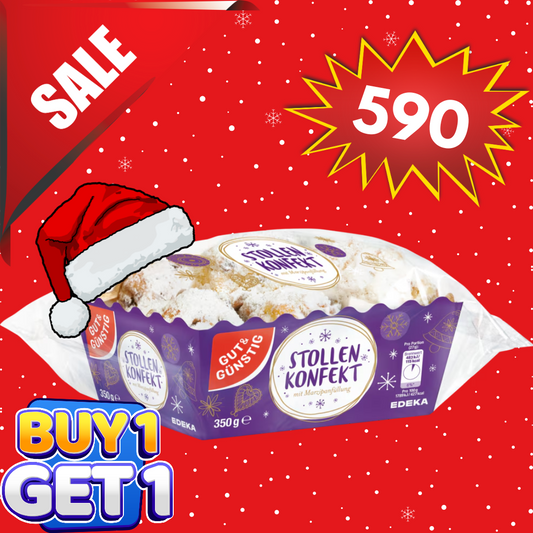 (BUY 1 TAKE 1) GUT & GÜNSTIG - STOLLEN KONFEKT / FRUIT LOAF CONFECTION 350G