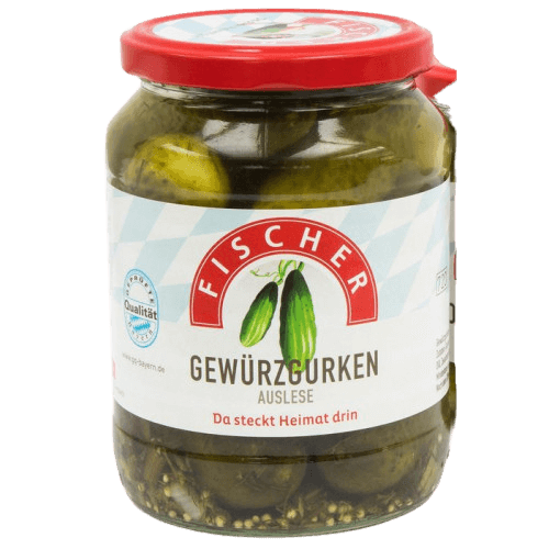 Fischer - Pickles - 720 g glass / Gewuerzgurken