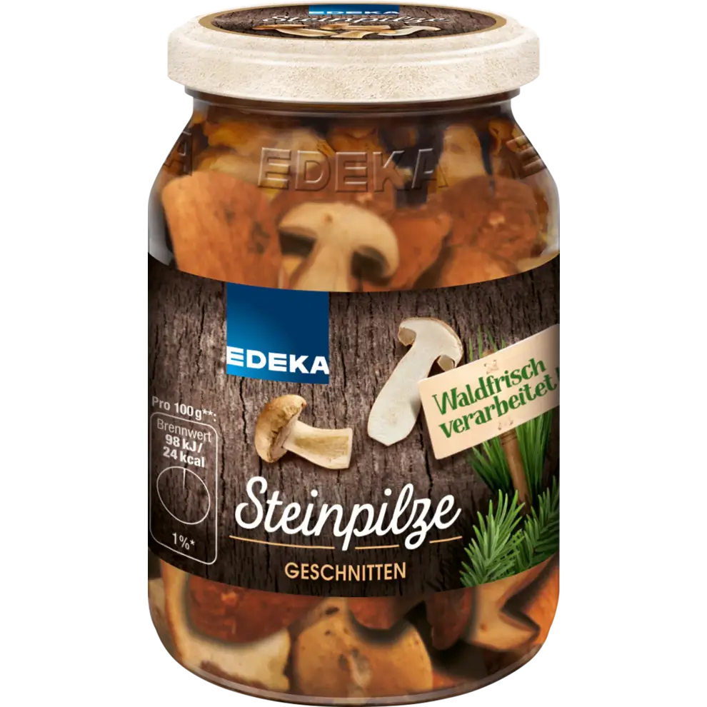 Edeka - Porcini Mushroom - 180 g can / Steinpilze