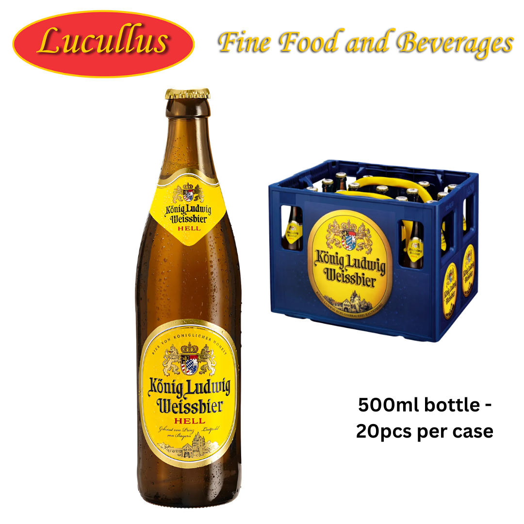 KÖNIG LUDWIG WHEAT BEER / WEISSBIER 500ML BTL - 20 PER CASE