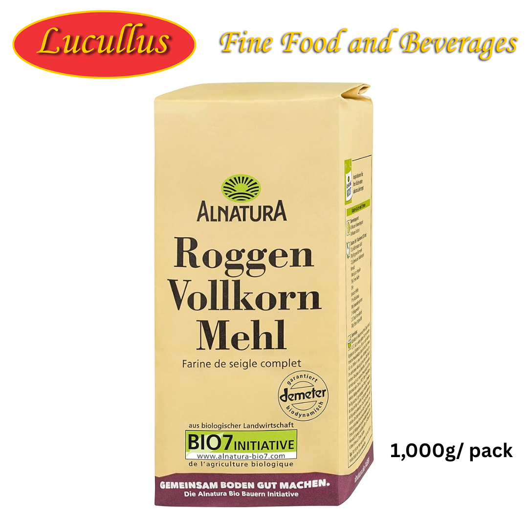 ALNATURA - ROGGEN VOLLKORN MEHL / ORGANIC WHOLE RYE FLOUR 1KG