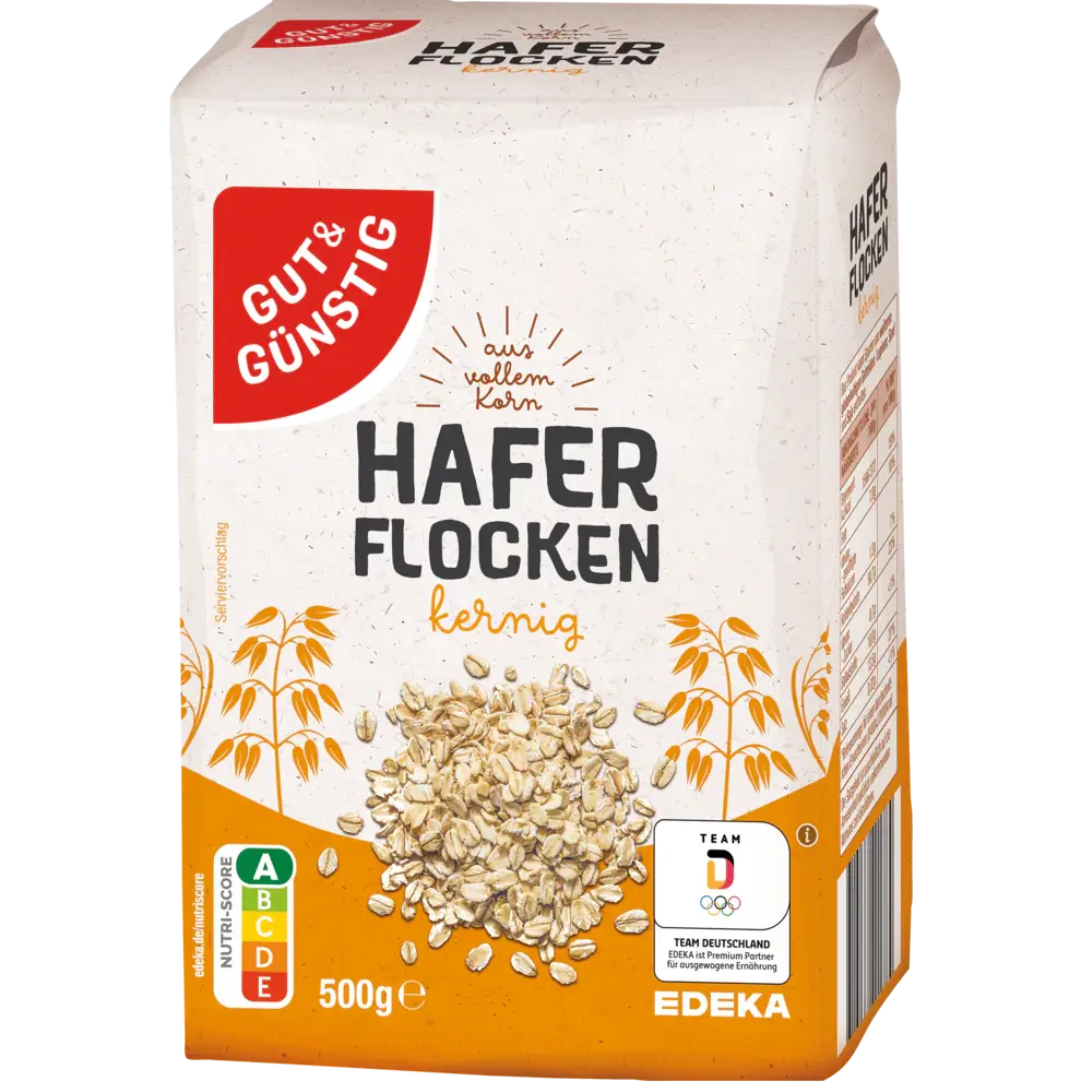 G+G - Oatmeal - 500 g pck / Haferflocken Kernig