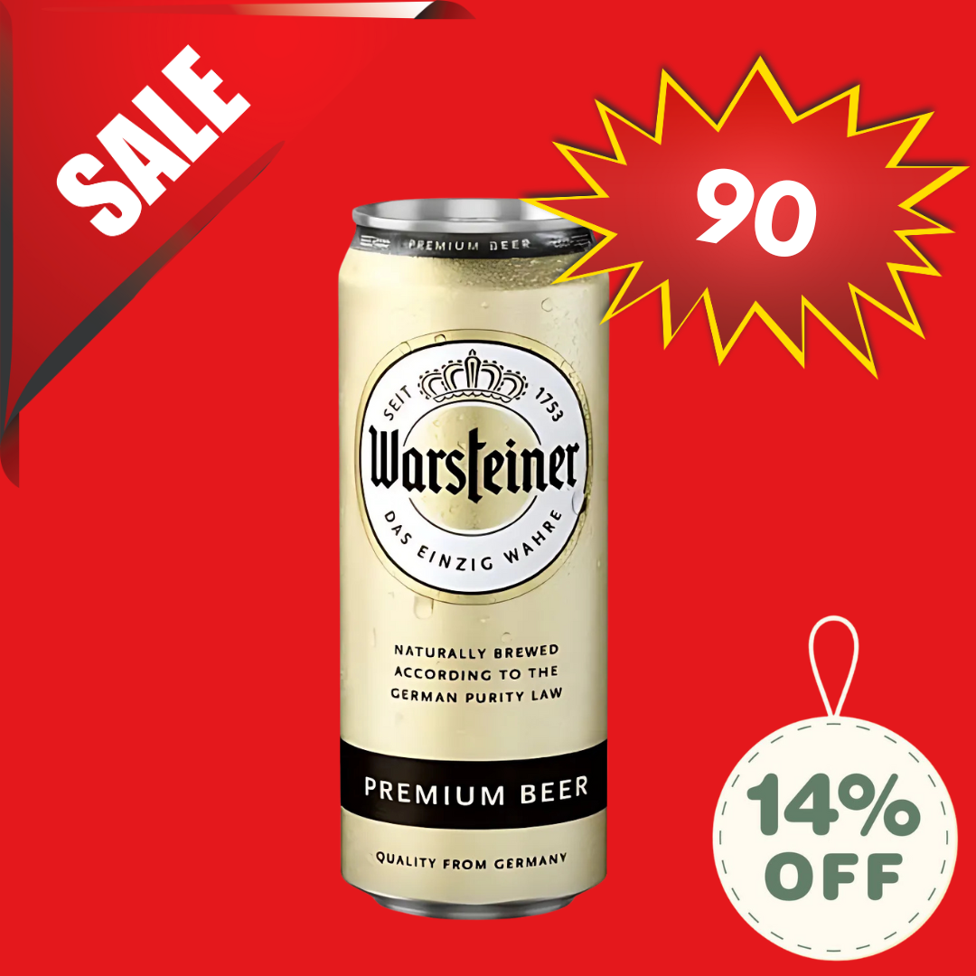 WARSTEINER - PREMIUM PILS 500ML CAN (05.11.2025 EXPIRY)