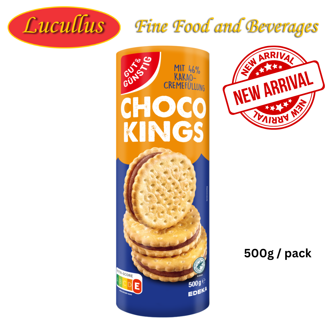 GUT & GÜNSTIG - DOPPEL KEKSE CHOCO KINGS / DOUBLE BISCUITS 500G