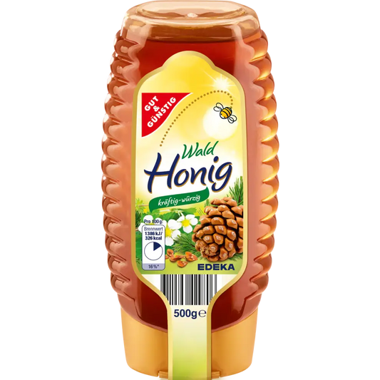 G+G Forest Honey - 500g / Wald Honig Kräftig- Wurzig tube