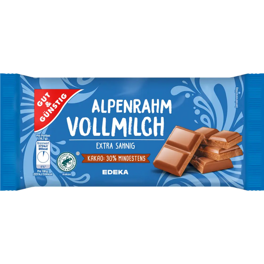 G+G  Extra Creamy - 100g / Alpenrahm Vollmilch