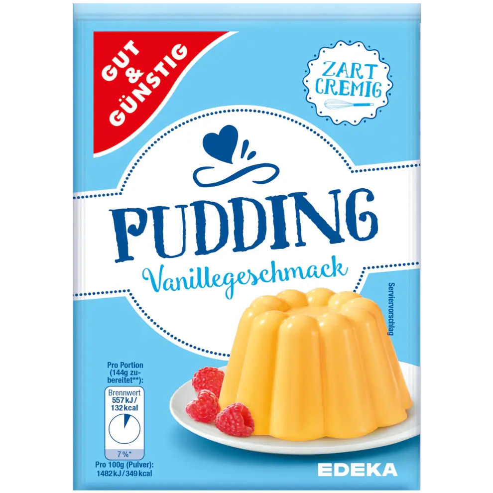 G+G Vanilla Pudding - 37g / Vanillegeschmack cremig