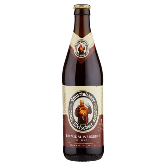 Franziskaner Premium Weissbier Dunkel 500ml Bottle