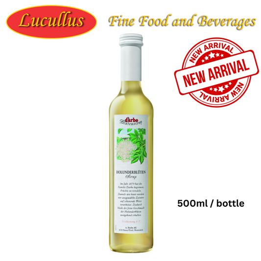 DARBO - HOLUNDERBLÜTEN SIRUP / ELDER FLOWER SYRUP 500ML BTL