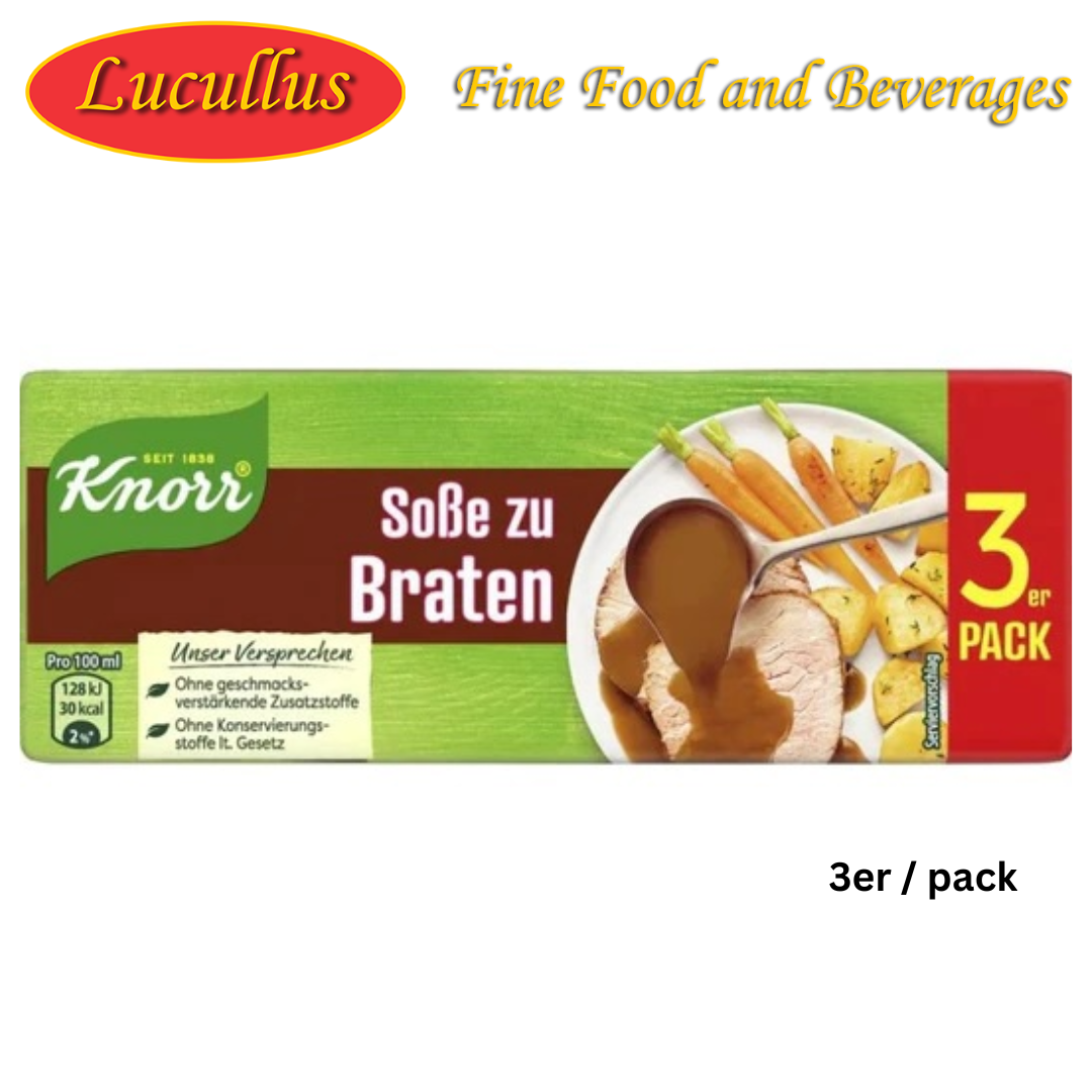 KNORR - SOßE ZU BRATEN / SAUCE FÜR FLEISCHGERICHT 3ER PCK