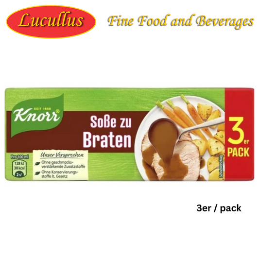KNORR - SOßE ZU BRATEN / SAUCE FÜR FLEISCHGERICHT 3ER PCK