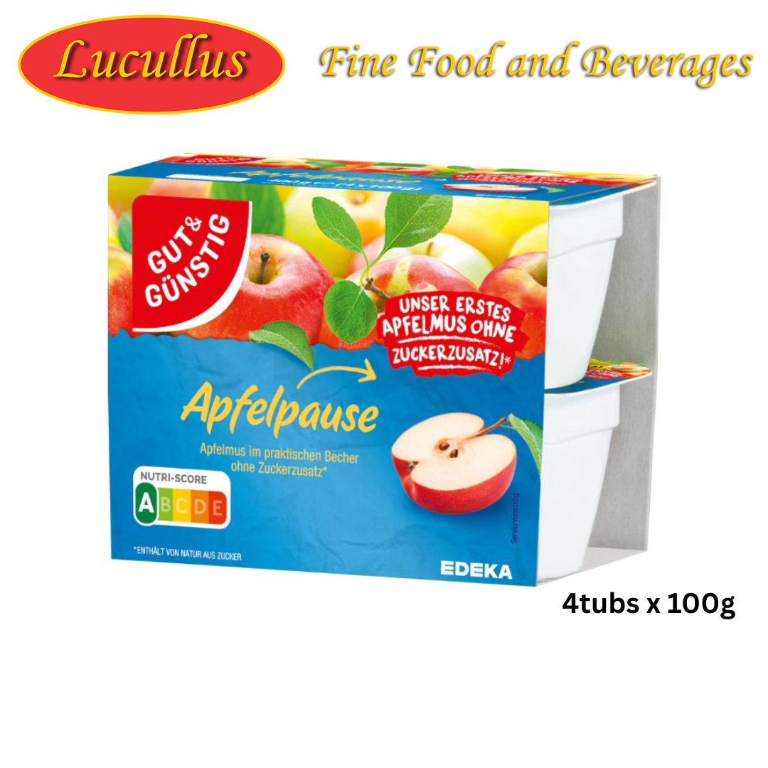 GUT & GÜNSTIG - APFELPAUSE / APPLE BREAK 4x100G