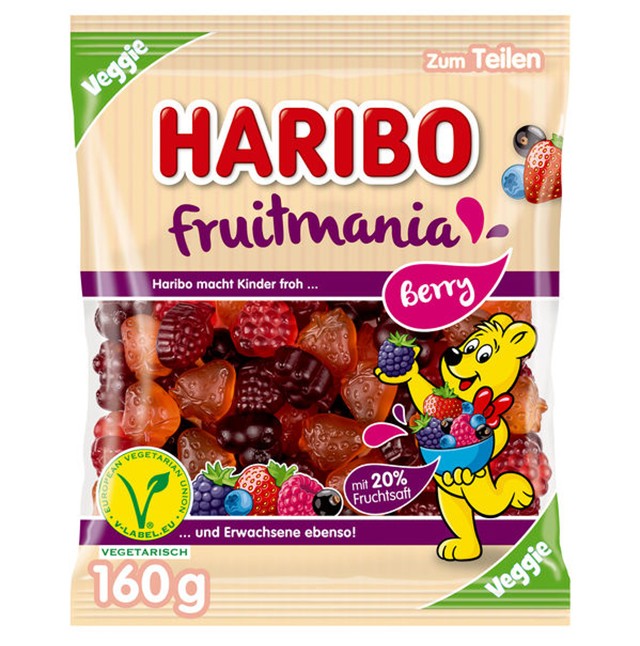 Haribo - Fruit Mania Berry - 160 g