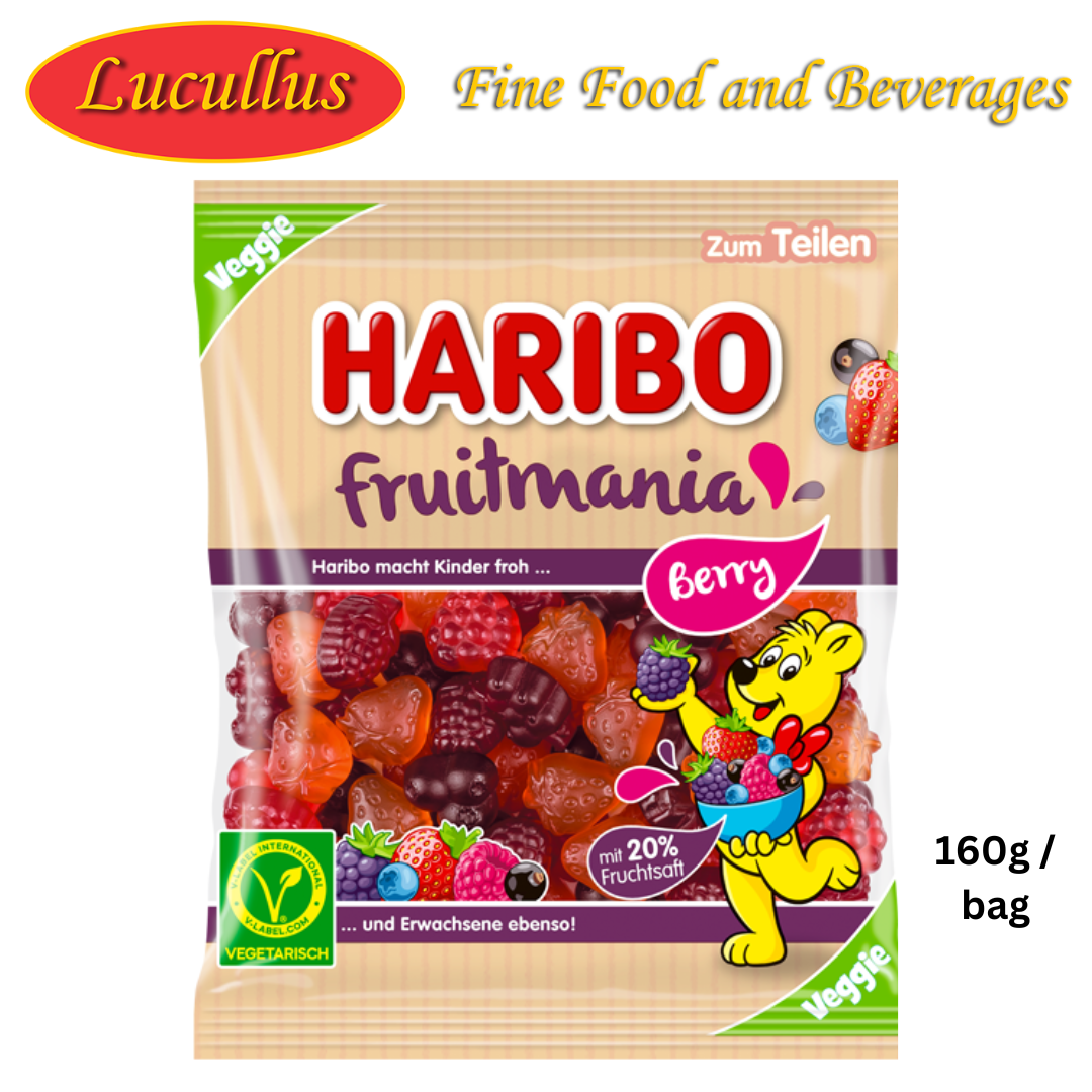HARIBO - FRUIT MANIA BERRY 160G