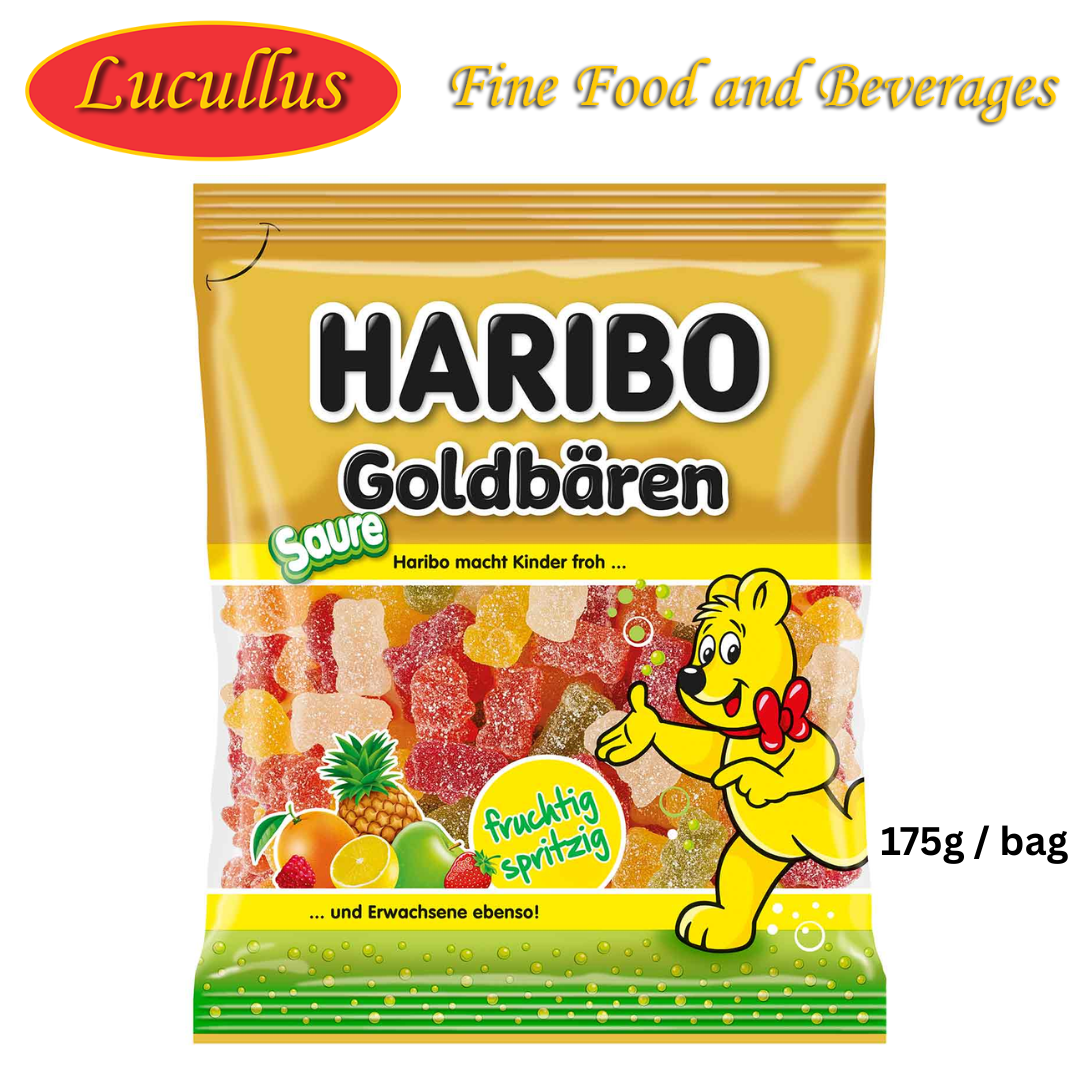 HARIBO - SAURE GOLDBÄREN / SOUR GOLD BEARS 175G
