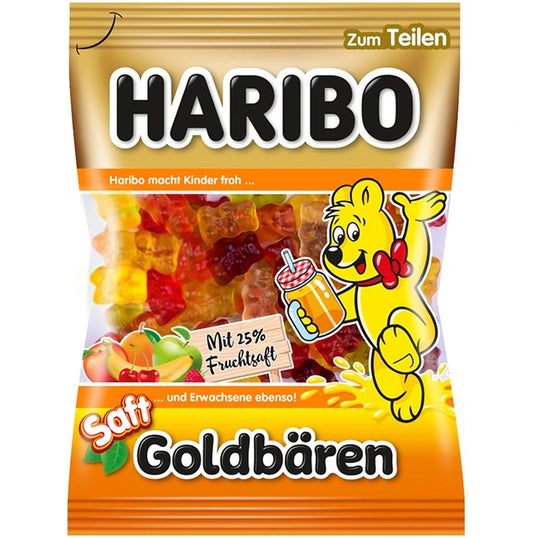 Haribo - Juicy Gold Bears - 160 g / Goldbaeren Saft